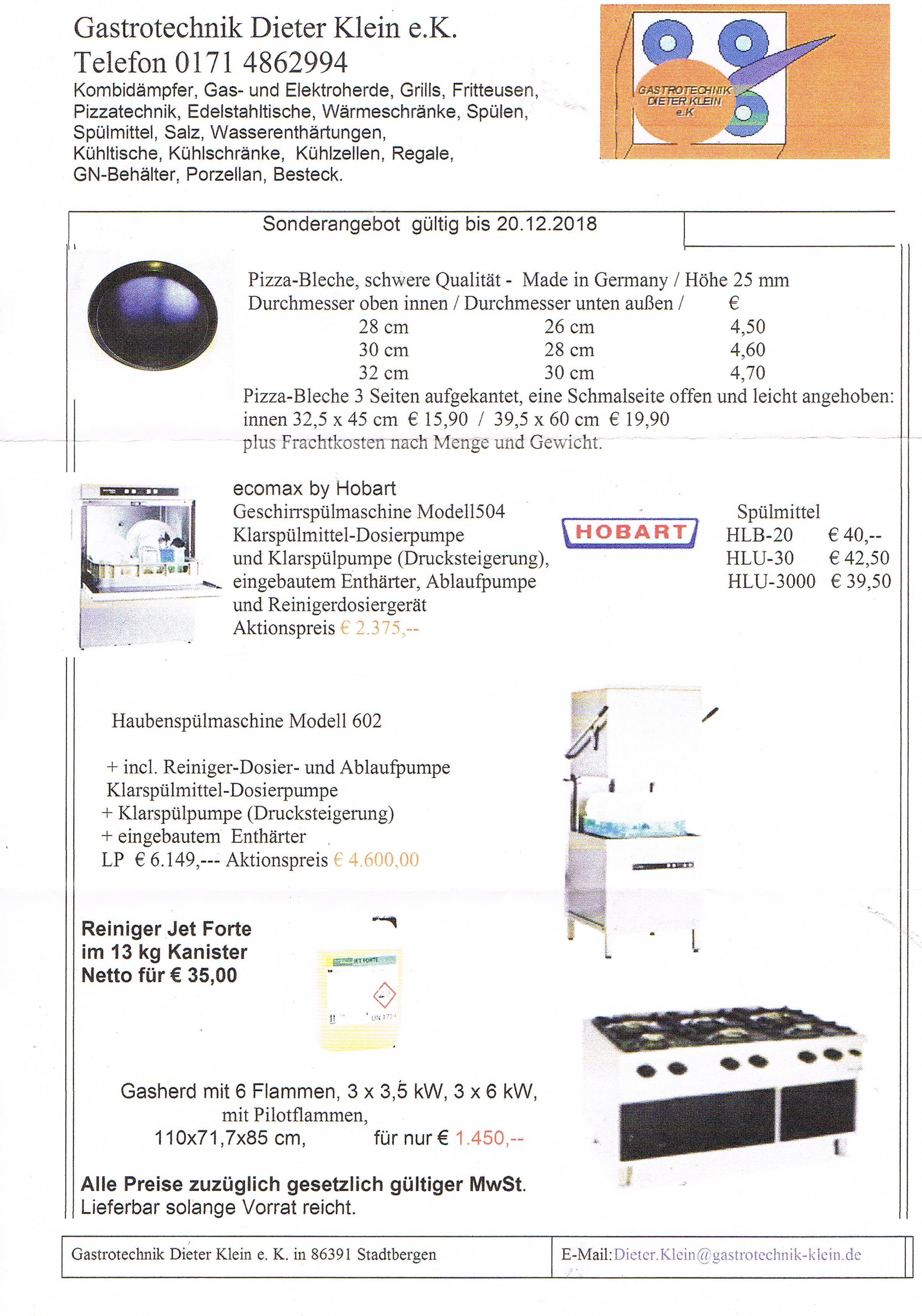 Aktuelle Werbung